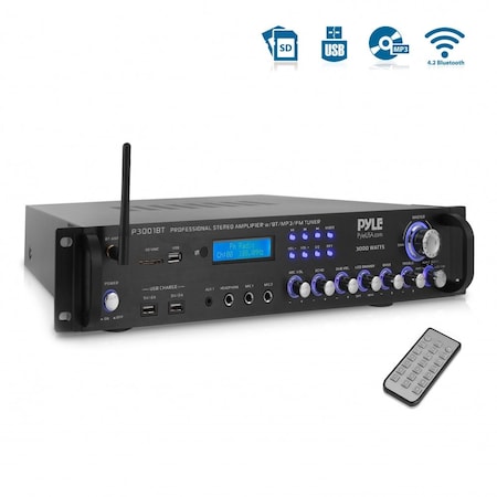 Pyle Bluetooth Hybrid Amplifier Receiver, P3001BT P3001BT
